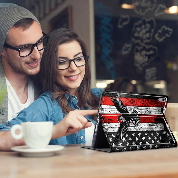 Case for iPad (A16) 11th Generation 11 Inch 2025/ iPad 10th Generation 10.9 Inch 2022 CaseHybrid Slim Multi-Angles Stand Auto Wake/Sleep Cover-Beach Sunset