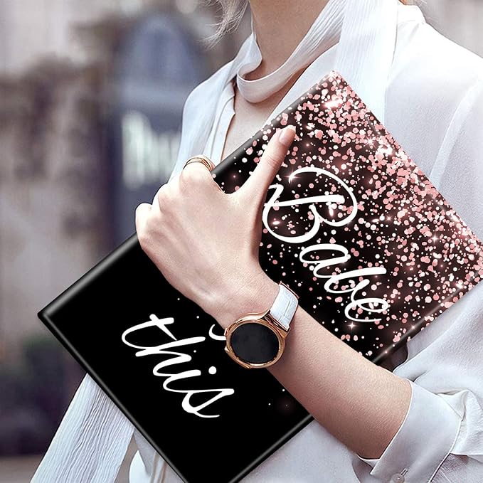 Case for iPad 10.2-inch (2021/2020/2019)/ iPad Air 10.5 2019 / iPad Pro 10.5 Multi-Angle Bracket with Automatic Sleep/Wake Protection Case - Babe We Got This