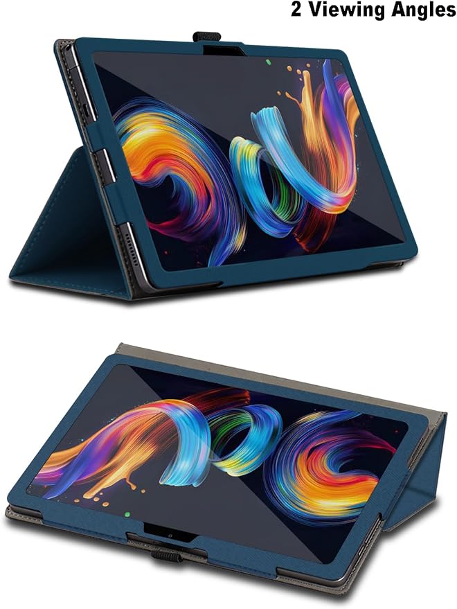 Case for TCL Nxtpaper 11 Plus 11.5 inch TCL Nxtpaper 11 Plus Tablet Case Folding Stand Protective Cover with Pencil Holder and Wrist Strap Full Protection. (Black)