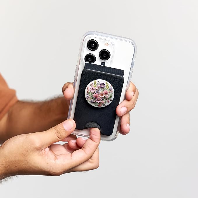 Mixed Flower Bouquet Floral Pattern PopSockets Adhesive PopGrip