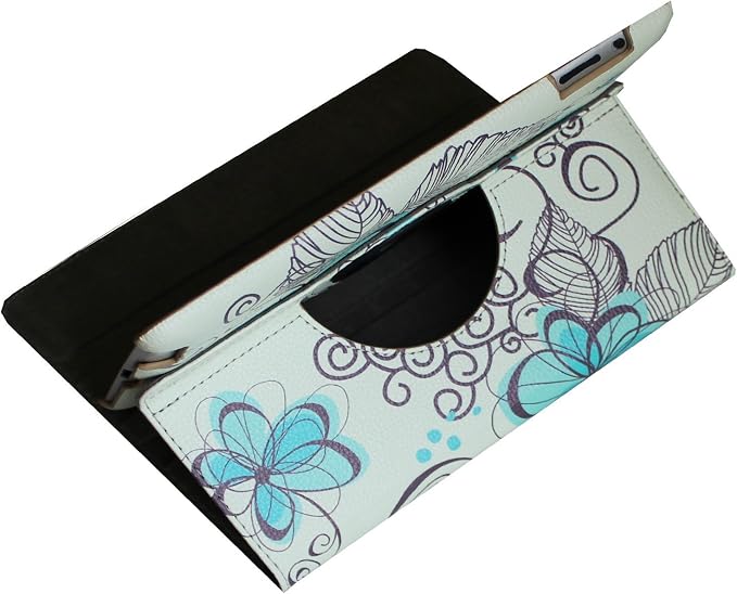 Case for iPad Air 2 Rotating Stand Smart Case Cover Magnetic Auto Wake Up/Sleep for A1566 A1567 MGLW2LL/A MH0W2LL/A MGL12LL/A MH2V2LL/A MH2W2LL/A MH2U2LL/A (Black)