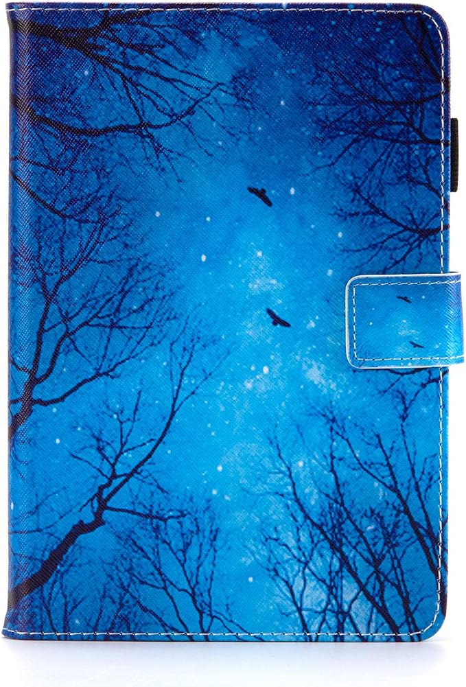 Case for Samsung Galaxy Tab A 8.0 inch Tablet Case 2015 (Model SM-T350/T355/P350/P355) with Pencil Holder [Auto Sleep/Wake] Stand Folio PU Leather Shockproof Cover Magnetic Smart WalletNight