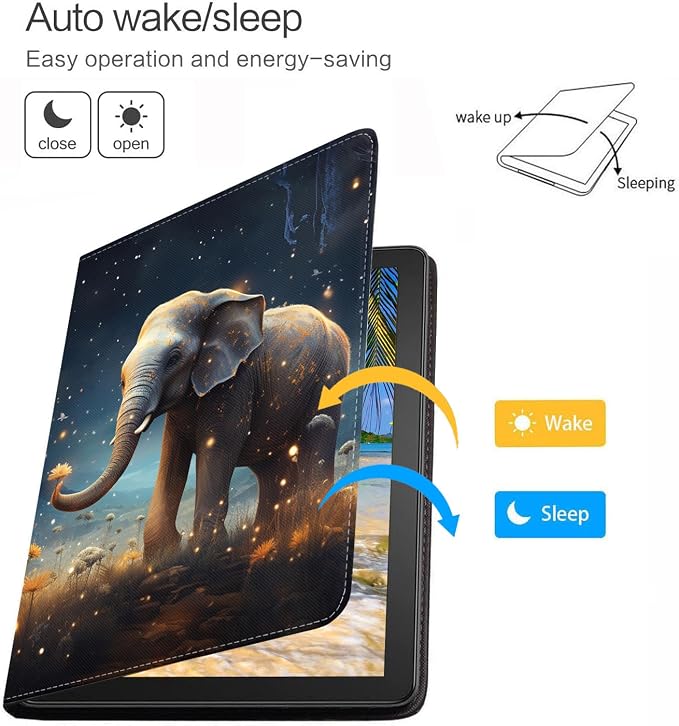 Case for iPad (A16) 11th Generation 11 Inch 2025 iPad 10th Generation 10.9 Inch 2022 Protective Leather Case Adjustable Stand Auto Wake/Sleep Smart Case - African American Girl