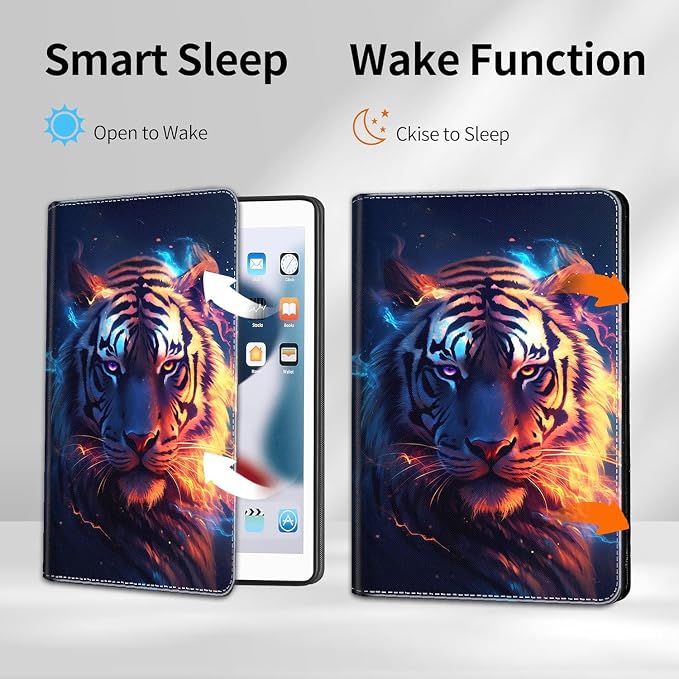 Case for iPad 10.2/10.5，iPad 9th/8th/7th Gen，for iPad 10.2 inch 2021/2020/2019/iPad Air 3rd Gen/Pro 10.5 - Slim Fit Standing Cover with Auto Sleep/Wake，Enchanted Forest 2