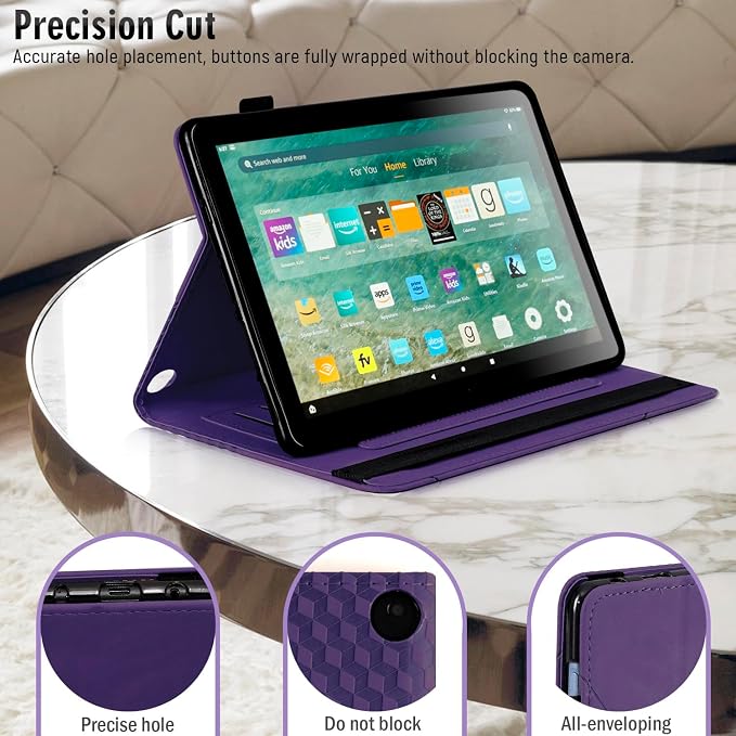 Case for FM 11 (13th Gen 2023) Multi-Angle Stand with Flexible Fixation Auto Wake/Sleep TPU Material (Brown)