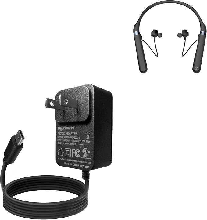 BoxWave Charger Compatible with Yamaha EP-E70A - Wall Charger Direct (15W) Rapid Charge Your Device with Built-in 3ft Cable