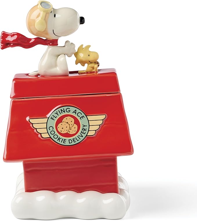 Lenox 897577 Chef Snoopy Figural Cookie Jar