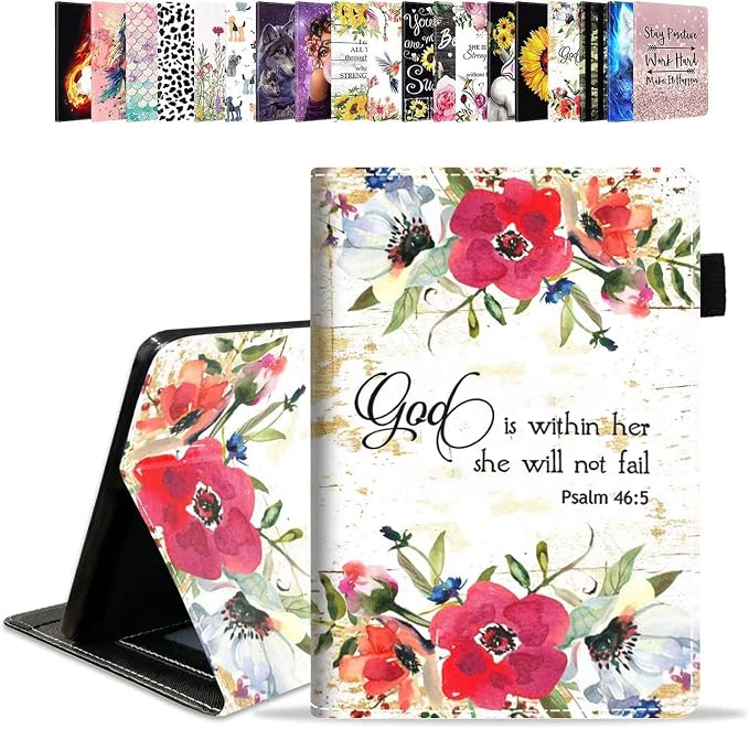 Case for Amazon Kindle Fire HD 10 &amp 10 Plus Tablet 10.1 (13th/11th Generation 2023/2021 Release) - PU Leather Folio Case with Smart Auto Wake/Sleep American Flag Camo