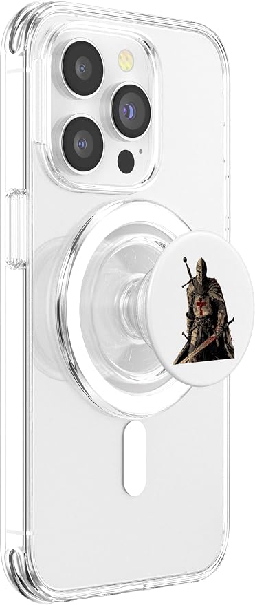Knight Christian Templar Warrior Of God Crusader Gift PopSockets Adhesive PopGrip