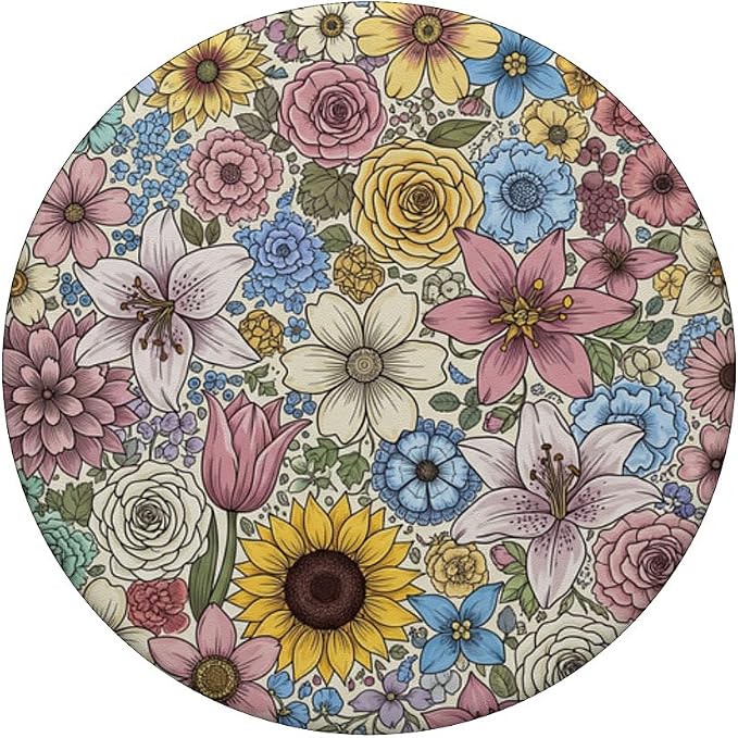 PopSockets Floral Phone Grip &amp Stand – Floral Field PopSockets PopWallet for MagSafe