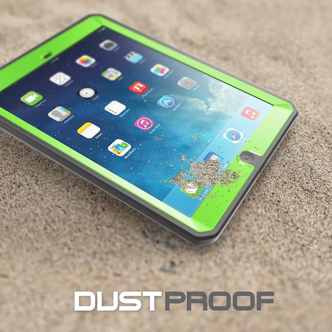 SUPCASE for iPad Air 1st Generation Case with Screen Protector [Military-Grade Protection] [Anti-Scratch] Heavy Duty Full-Body Rugged Protective Tablet Case Cover for Apple iPad Air 1 9.7 Inch Black