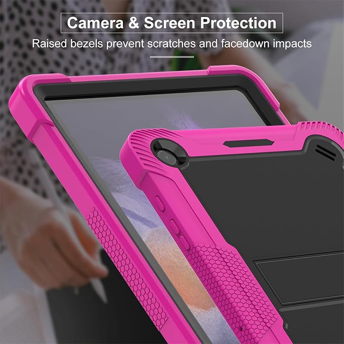 Case for T-Mobile REVVL Tab 2 Android 15 Tablet 10.1 inchHeavy Duty Shockproof Protective Cover with KickstandKids Friendly4 Corners Thicken ShockproofBlack