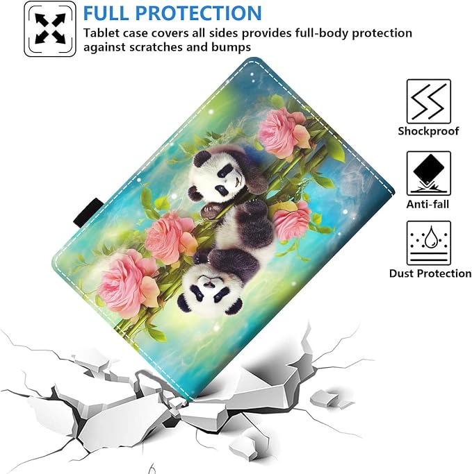 Case for Amazon Kindle Fire HD 10 Tablet (10.1 inch 9th/7th Generation 2019/2017 Release) Slim PU Leather Stand Folio Cover with Auto Wake Sleep Abstract Paint Butterfly