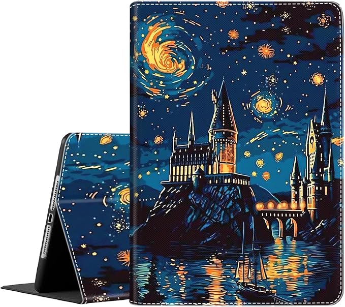 Case for iPad 9th/8th/7th Generation 2021/2020/2019 iPad 10.2 Inch Also Fit iPad Air 3th Gen 2019/iPad Pro 10.5 inch，Standing Cover with Auto Sleep/WakeCute Black Cat