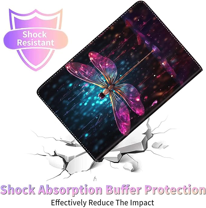 Case for Galaxy Tab A9 Plus ， Auto Sleep/Wake Multi-Angle Viewing Slim Folio Stand Cover for Samsung Galaxy Tab A9+/A9 Plus 11 Inch 2023 (SM-X210/X216/X218) Magic Mushrooms Fungus