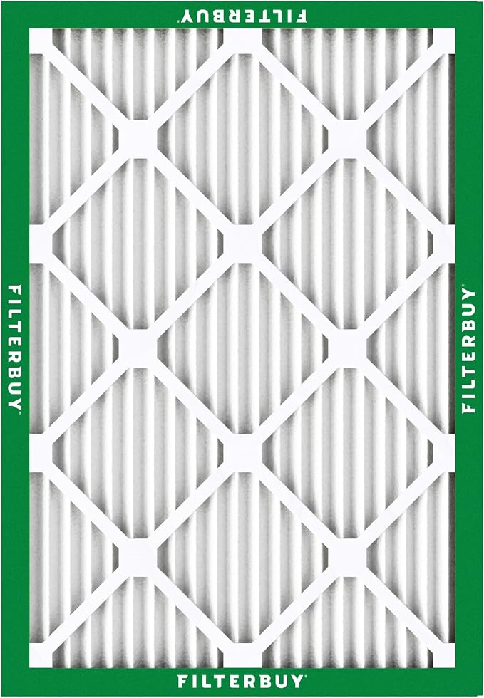 Filterbuy 18x24x1 Air Filter MERV 8 Essential Dust & Allergy Defense,