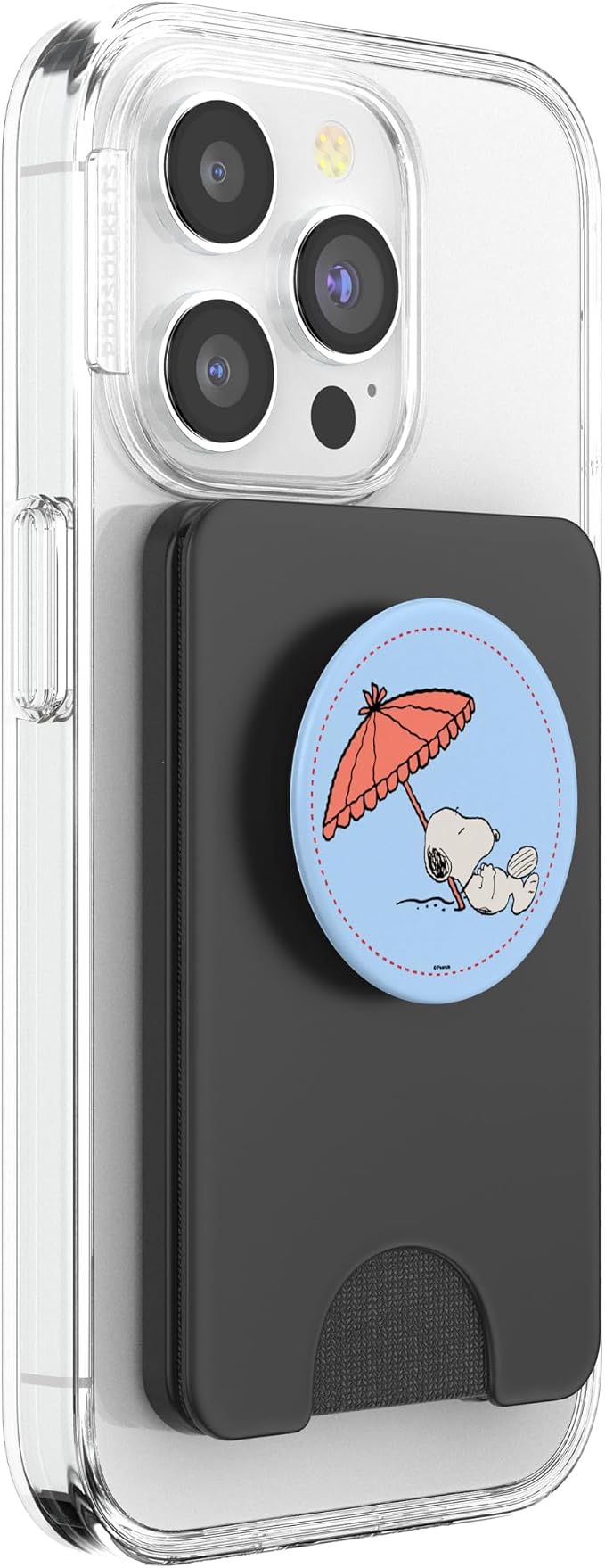 Peanuts - Snoopy Sleeping Under Beach Umbrella PopSockets Adhesive PopGrip
