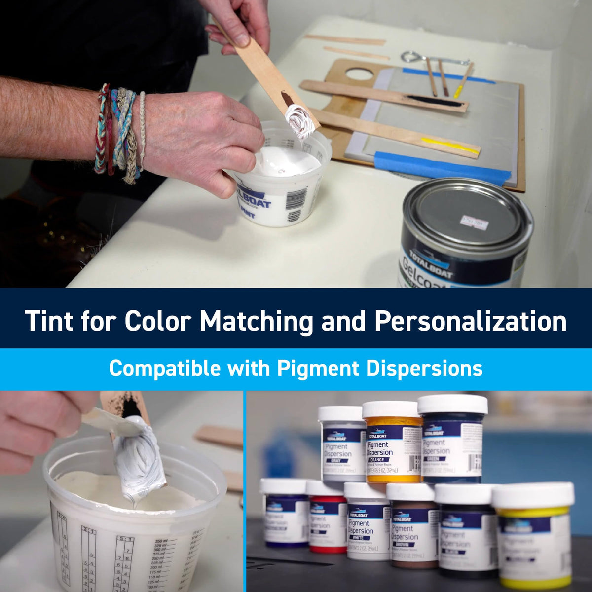 TotalBoat Marine Gelcoat for Boat Building, Repair and Composite Coatings (Neutral, Quart No Wax)