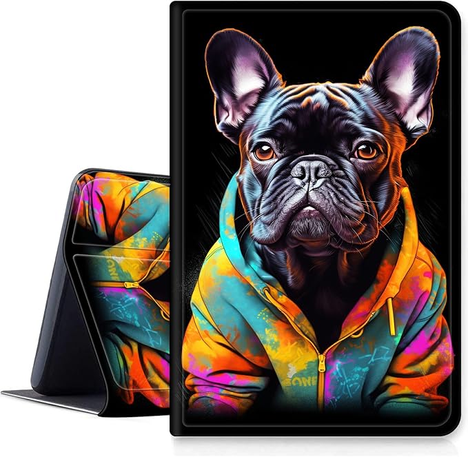 DIGTIALLL Case for Amazon Kindle Fire 7 Inch Tablet (9th/7th/5th Generation 2019/2017/2015 Release) PU Leather Smart Protective Cover with Auto Sleep/WakeBeach Palm Trees