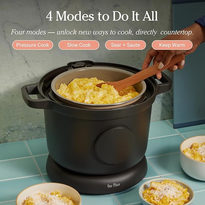 Our Place Dream Cooker, 6 Qt Ceramic Nonstick Pressure Cooker & Multicooker