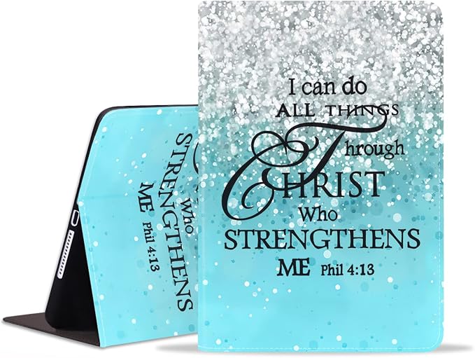 for iPad Mini 6 2021 Case Protective Leather Case Adjustable Stand Auto Wake/Sleep Smart Case for iPad Mini 6th Generation 8.3 Inch - Bible Verse Jeremiah 29:11