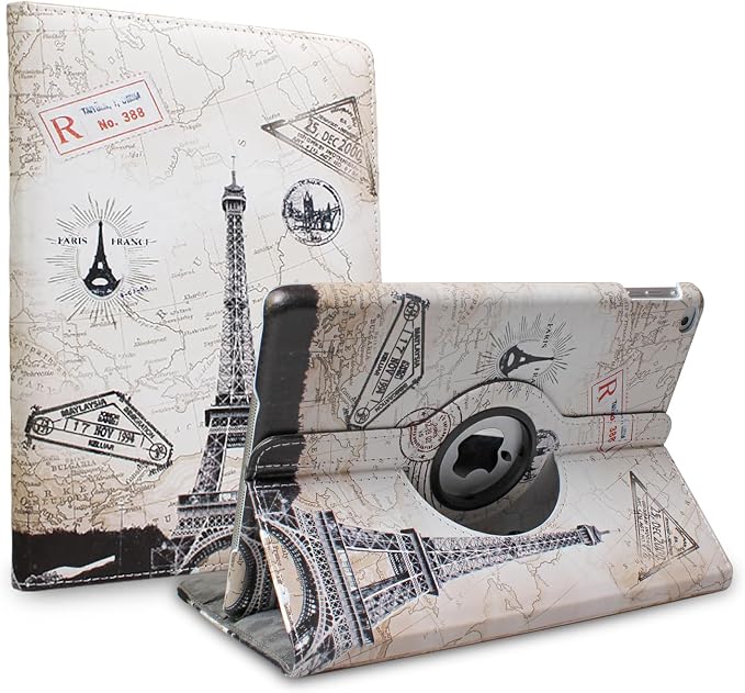 for iPad mini 1/2/3 Case Cover 7.9” – 360° Rotating Stand with Auto Sleep/Wake
