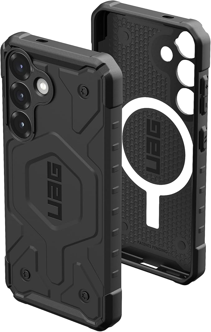 URBAN ARMOR GEAR UAG Designed for Samsung Galaxy S25 Case 6.2" Pathfinder - Compatible with Magnetic Charging Armor Shell Impact-Resistant Rugged Military Drop Tested Protective Cover, Black