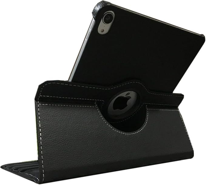 Case for ipad Pro 12.9 inch 3rd Generation 2018 Model A1876 A2014 A1895 A1983 360 Degree Rotating Smart Leather Auto Sleep/Wake Black