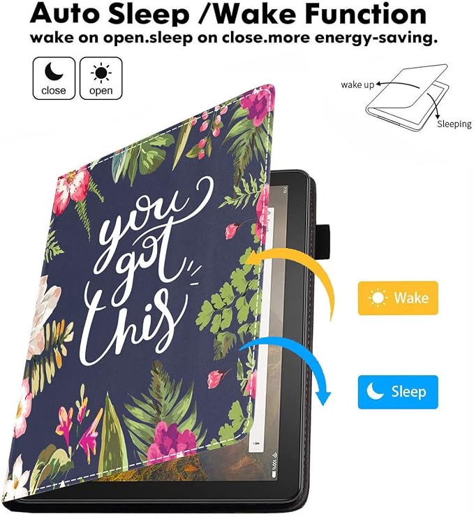 Case for All-New Fire HD 10/Fire HD 10 Plus Tablet 10.1 (11th Gen 2021 Released) - Premium PU Leather Stand Cover with Auto Wake/Sleep - Bible Verse Proverbs 31:25