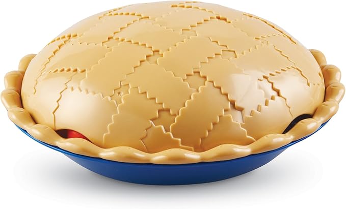 Learning Resources Super Sorting Pie - Sorting and Matching, Fine Motor Skills, Food Toys, Color Recognition, Counting Game, Preschool, Toddler Math Manipulatives, Gifts for Boys and Girls