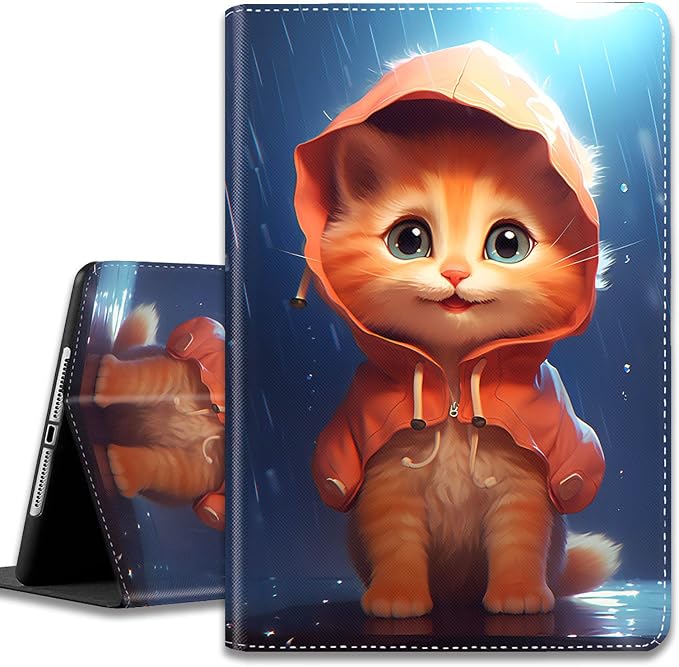 Case for iPad (A16) 11th Generation 11 Inch 2025 / iPad 10th Generation 10.9 Inch 2022 Ultra-Thin Multi-Angle Protective Cover with Auto Sleep/Wake A Dark Horse