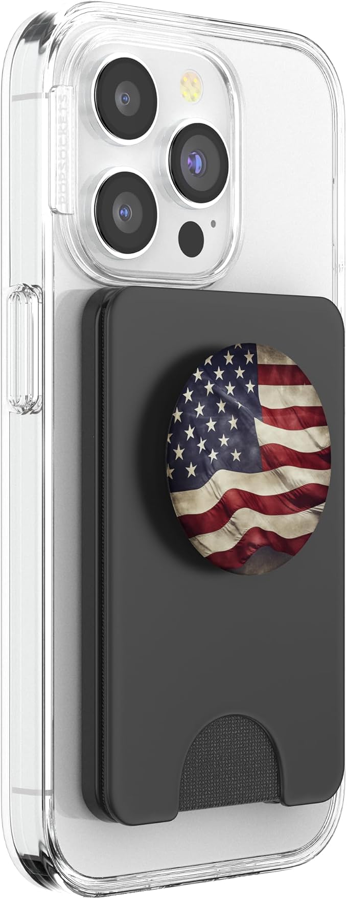 Blue Red White Flag USA PopSockets Adhesive PopGrip