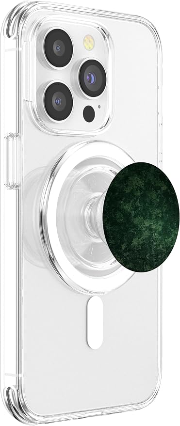 Elegant Dark Green Color Forest Green Pattern PopSockets Adhesive PopGrip