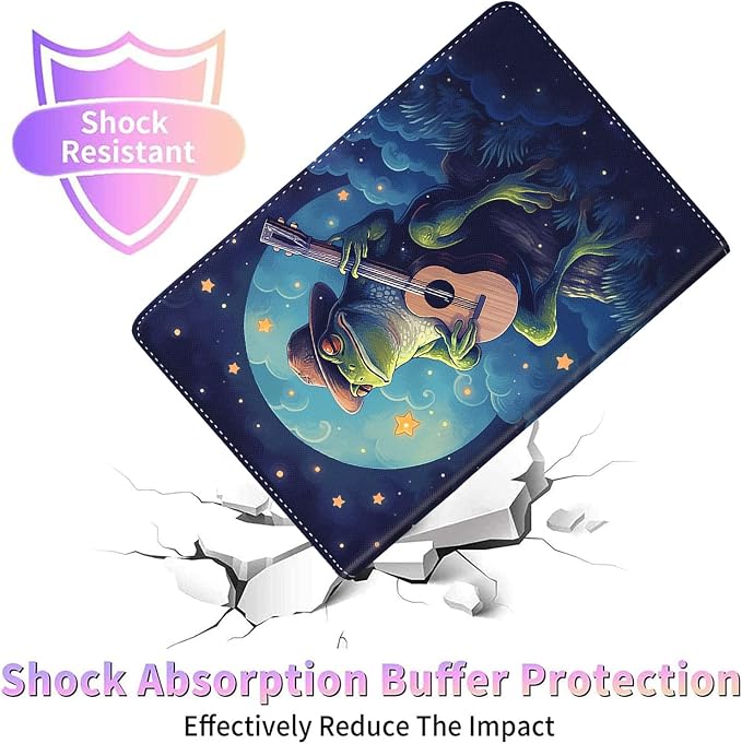 Case for New iPad (A16) 11th Generation 11 Inch 2025for iPad 10th Generation 2022 10.9 Inch Multi-Angle Stand Smart Cover Shockproof with Auto Wake/Sleep Baby Dragon