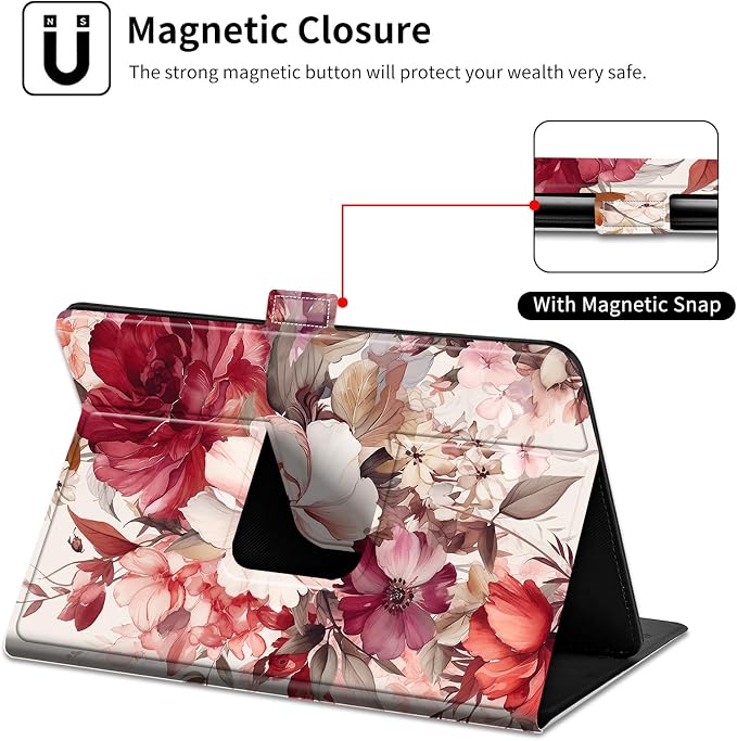 for Google Pixel Tablet Case 2023 Universal Tablet CaseSlim PU Leather Multi-Angle Viewing Cover with 360 Degree Rotatable Kickstand forPixel Tablet 2023 11-inchBlue Wolf