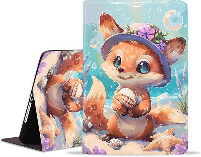 Case for Samsung Galaxy Tab S10 Plus 2024/ S9 Plus/ S9 FE Plus 5G 12.4 Inch 2023 Slim PU Leather Stand Folio Cover with Auto Wake Sleep Abstract Paint Dogs