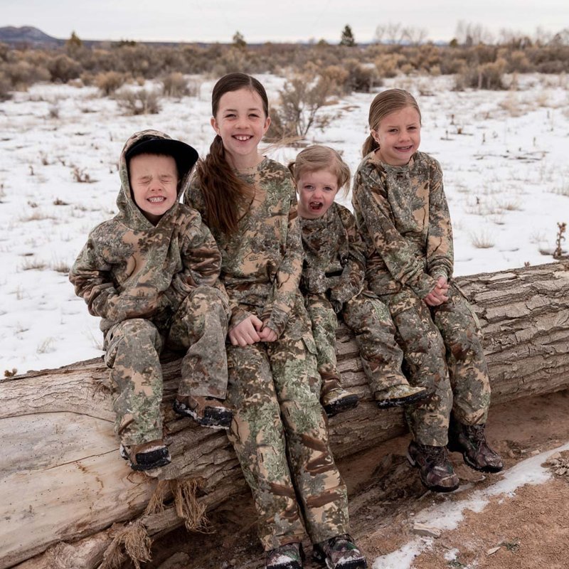 King's Camo Kids Six Pocket Classic Pants Realtree Edge (8, Realtree Edge)