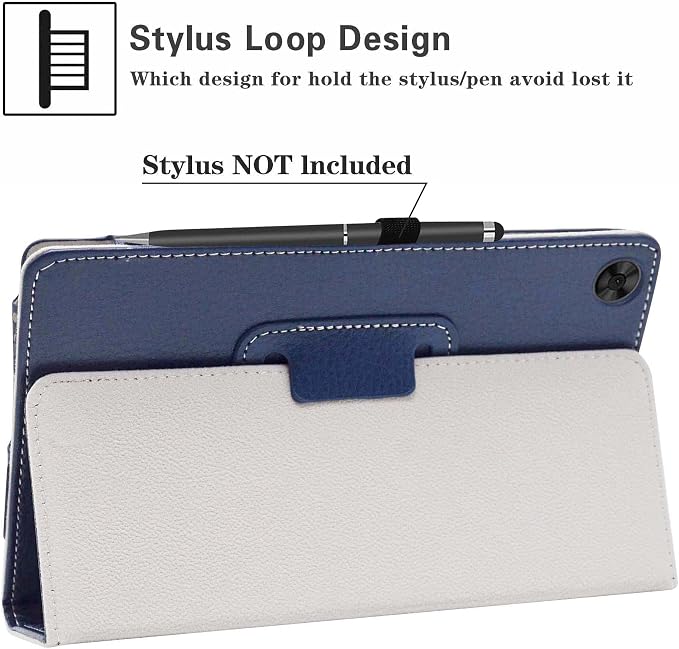 LiuShan Compatible with Onn 7 Tablet Case PU Leather Slim Folding Stand Cover for Onn 7 inch Tablet (2022 Model:100071481) Black