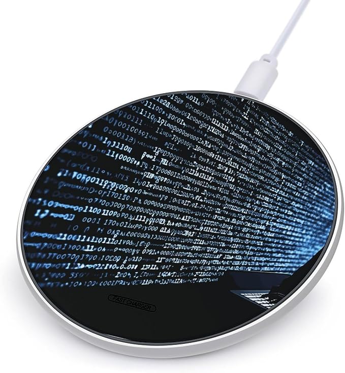 Programmer Programming Code Wireless Charger Magnetic Phone Induction Charger 10w Fast Wireless Charging Station Compatible with iPhone 17 16 15 14 13 12 Pro Max Samsung Galaxy S25 S24 S23
