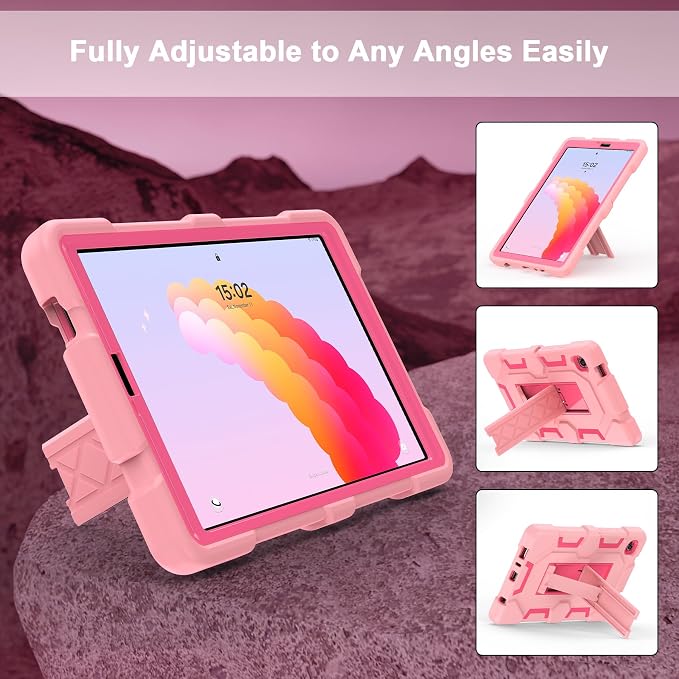 Case for Samsung Galaxy Tab A11+/A11 Plus 11” 2026 Samsung Galaxy Tab A9+/A9 Plus 11” 2024 Model Heavy Duty Shockproof Hard High Impact Protective Case Black