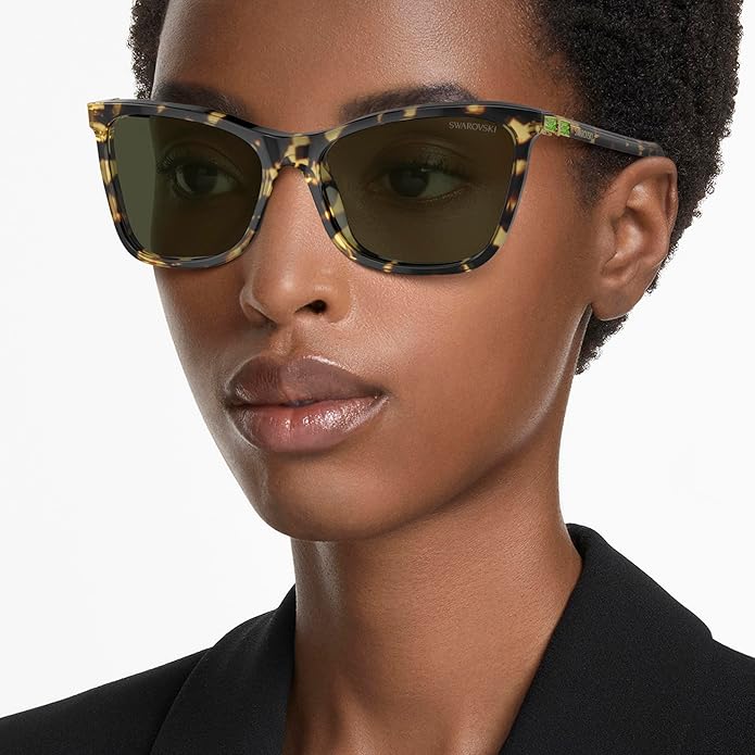Swarovski womens Sk6004 Rectangular Sunglasses