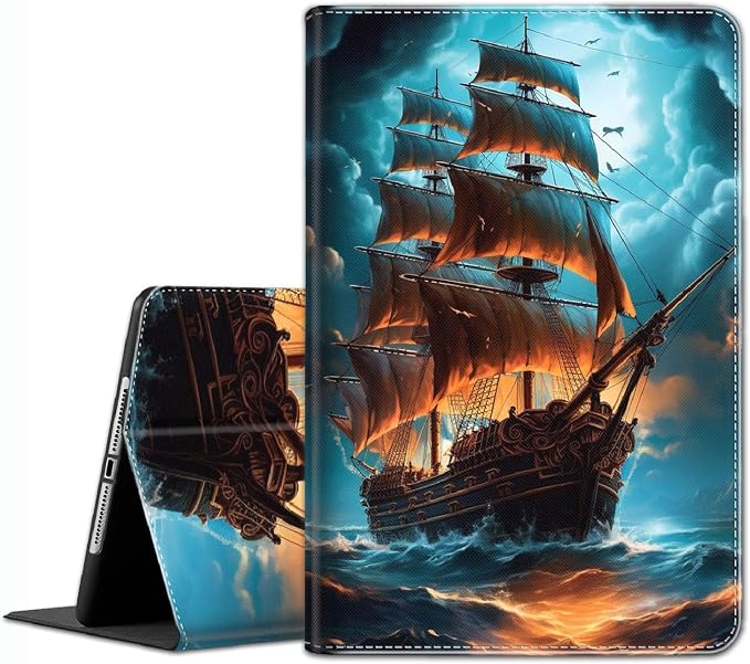 Case for iPad 10.2/10.5，iPad 9th/8th/7th Gen，for iPad 10.2 inch 2021/2020/2019/iPad Air 3rd Gen/Pro 10.5 - Slim Fit Standing Cover with Auto Sleep/Wake，Enchanted Forest 2