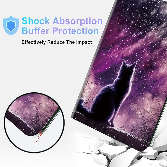 for Samsung Galaxy Tab S6 Lite Case 2022/2020 Release with Adjustable Stand &amp Auto Wake/Sleep Feature Smart Protect Cover Case for Samsung Tab S6 Lite 10.4 inch - American Flag