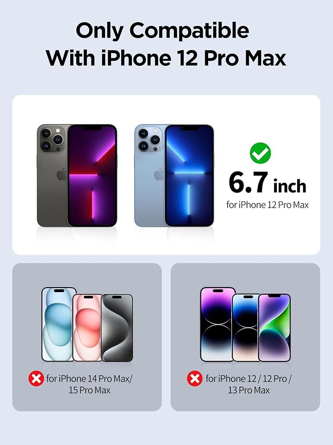 PDDKISS Compatible for iPhone 12/12 Pro Privacy Screen Protector | Pink Gradient Anti Spy Anti Blue Light HD 6.1 Inch Tempered Glass Easy Installation