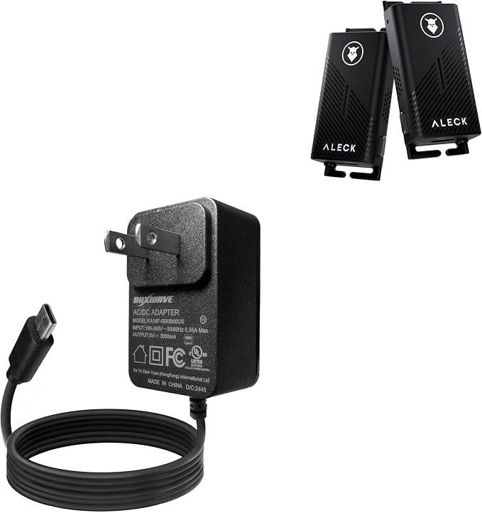 BoxWave Charger Compatible with Aleck Punks - Wall Charger Direct (15W) Rapid Charge Your Device with Built-in 3ft Cable