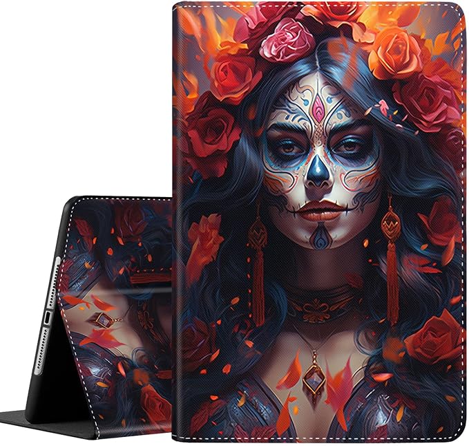 Case for Galaxy Tab A9 Plus ， Auto Sleep/Wake Multi-Angle Viewing Slim Folio Stand Cover for Samsung Galaxy Tab A9+/A9 Plus 11 Inch 2023 (SM-X210/X216/X218) Magic Mushrooms Fungus