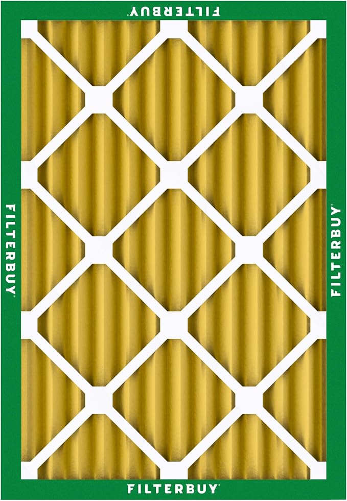 Filterbuy 18x25x2 Air Filter MERV 11 Superior Pet & Allergy Defense,