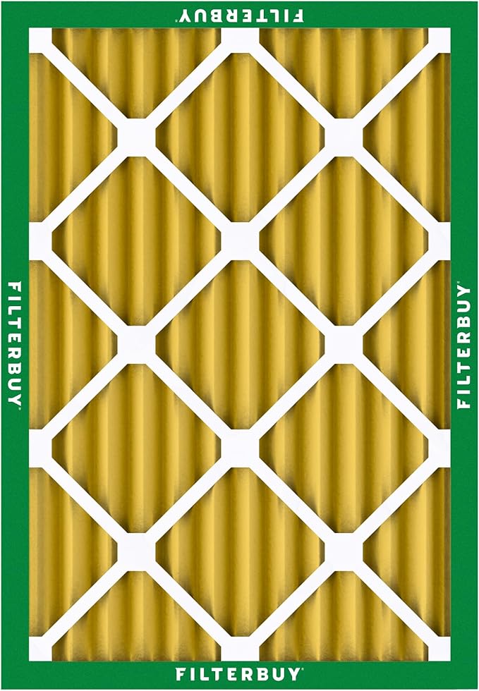 Filterbuy 28x30x2 Air Filter MERV 11 Superior Pet & Allergy Defense,