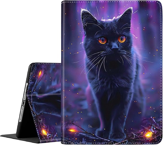 Case for iPad (A16) 11th Generation 11 Inch (2025) for iPad 10th Generation 10.9 Inch (2022) Slim Folding Stand Cover with Auto Wake/Sleep Corgi Dog Eating Ramen 2