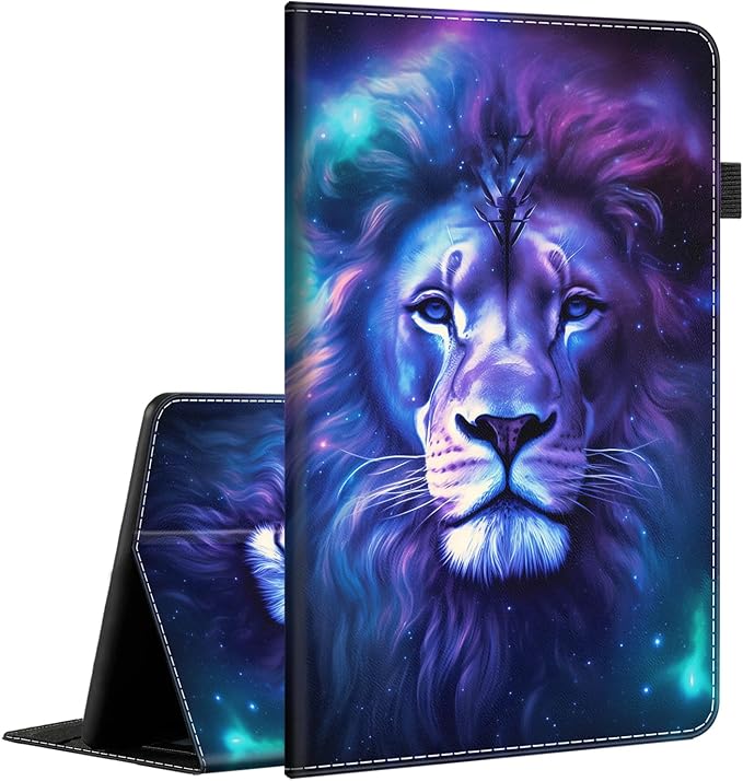 Case for All-New Amazon Fire HD 10 and 10 Plus Tablet (13th/11th Generation 2023/2021 Release) 10.1 - Slim Fit Standing Cover with Auto Sleep/Wake，Wolf